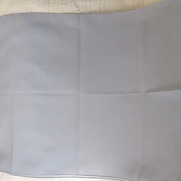 2 light blue / gray sheer scarf 100% polyester 20 x 60 inches each brand new - Picture 5 of 5